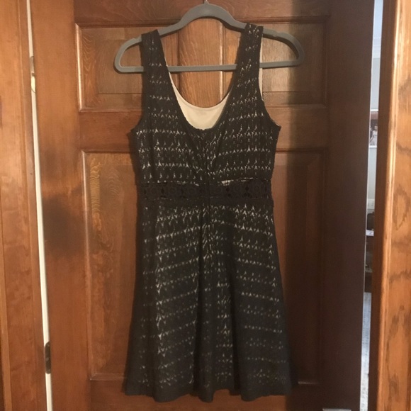 Black cocktail dress with cut outs - Picture 3 of 7